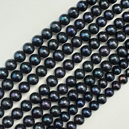 AA Dyed Blue Pearl  9.5x9.2mm image 0