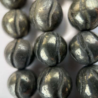 Pyrite | Polished 4-20mm Round Beads image 3