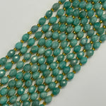 Brazilian Amazonite AA Faceted Barrel Gemstone Beads image 4