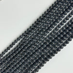 Black Onyx Frosted Round Beads image 5