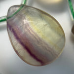 Multicolor Flurite Faceted Pear Shape Beads image 2
