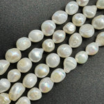 A White Potato Pearl  12x10mm image 3