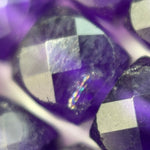 Amethyst Faceted Square Beads image 4