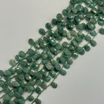 Brazilian Amazonite AAAA Faceted Pear Shape Gemstone Beads image 8
