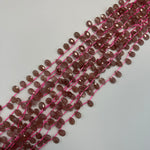 Strawberry Quartz Faceted Pear Shaped Beads image 7