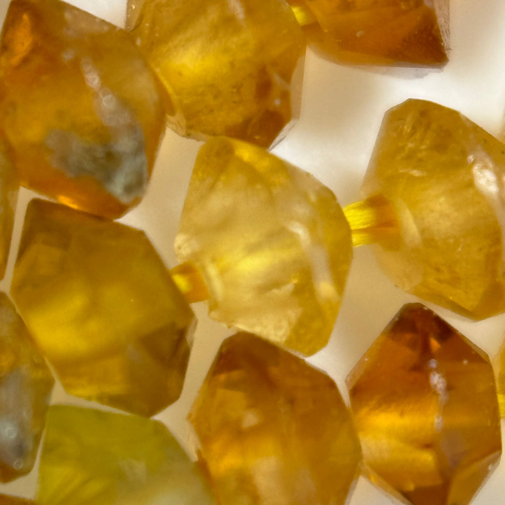 Yellow Tourmaline Space Ship Beads image 4