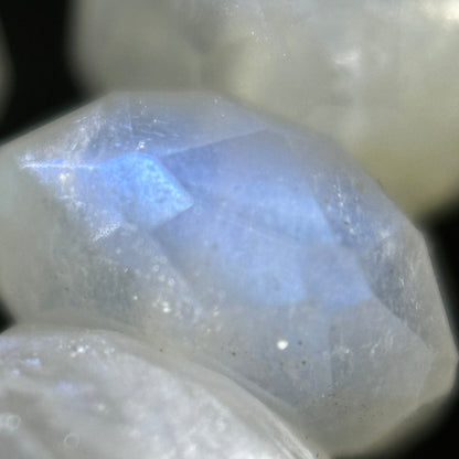 Faceted Moonstone Rondelle Beads (7x4mm) image 1