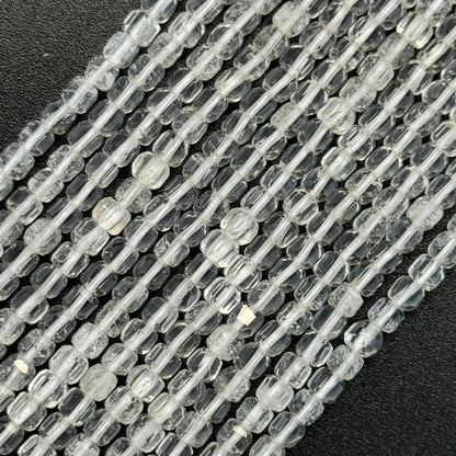 Clear Quartz Square Beads image 0