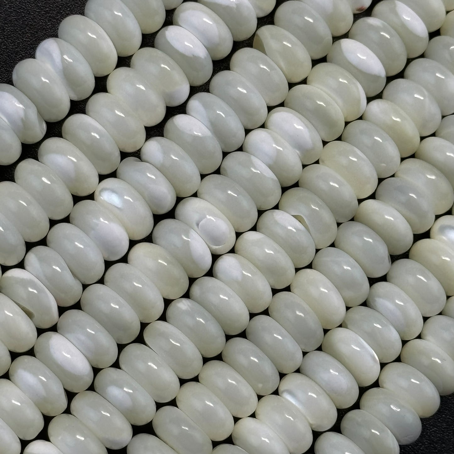 White Mother Of Pearl Beads image 6