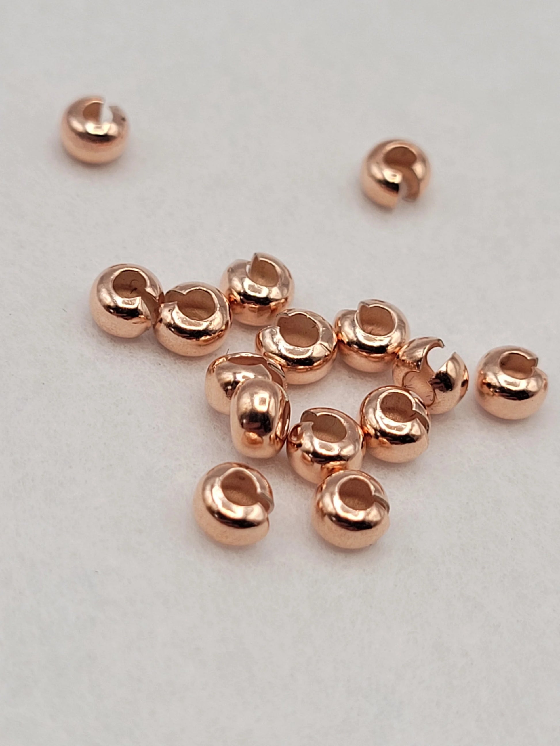 Crimp Covers | 925 Sterling Silver | Available in 3 colours image 6