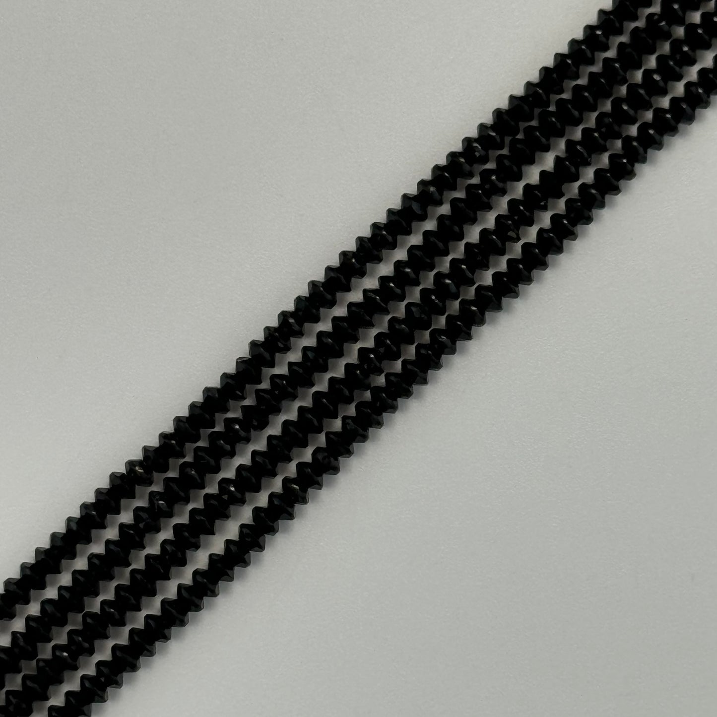 Black Tourmaline Space Ship Beads image 3