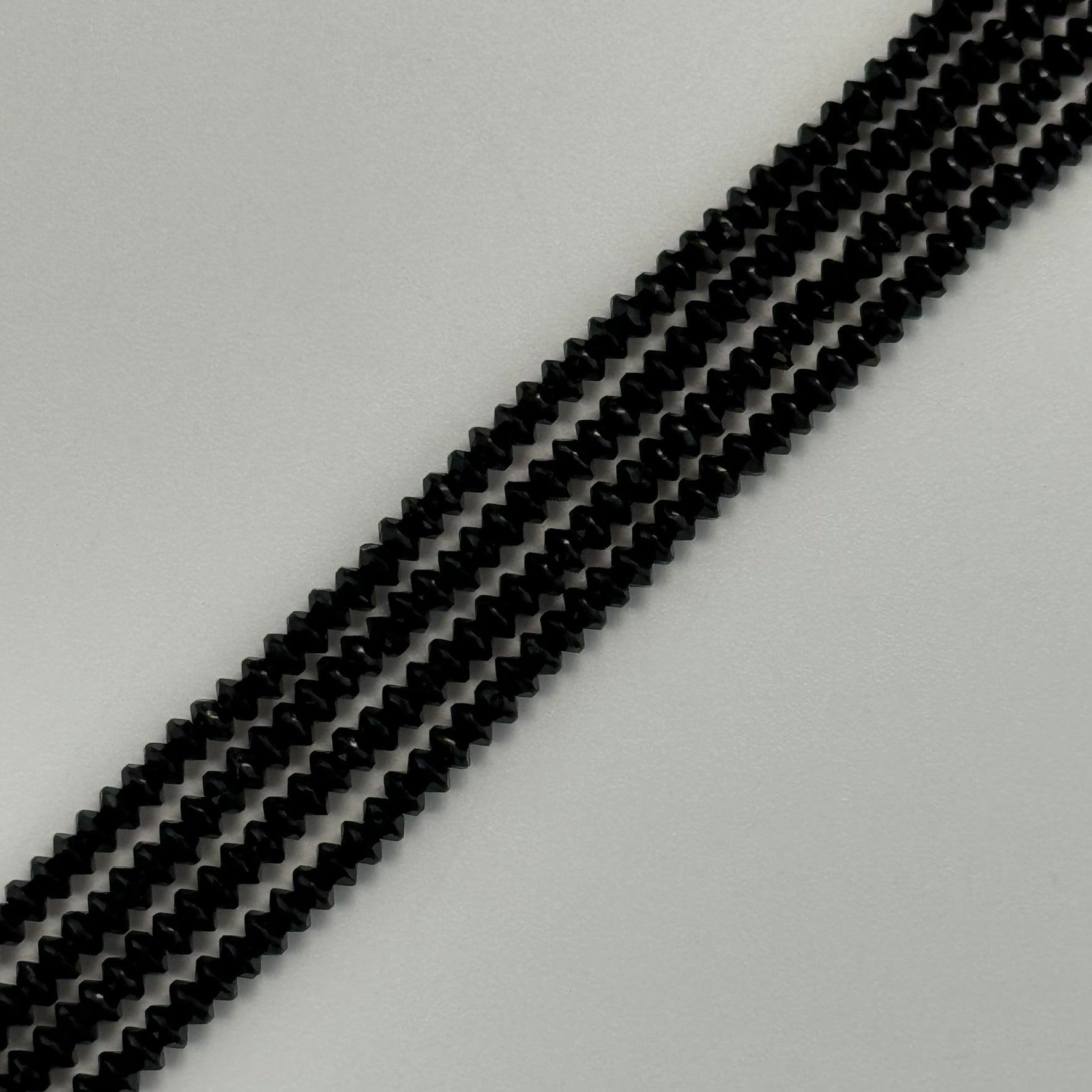 Black Tourmaline Space Ship Beads image 3
