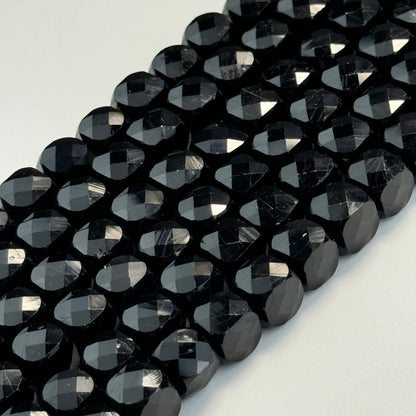 Black Tourmaline Square Beads image 2