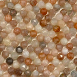 Sunstone Moonstone Faceted Round Beads image 5
