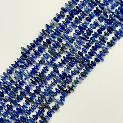 Dyed Kyanite Polished Blade Beads image 0