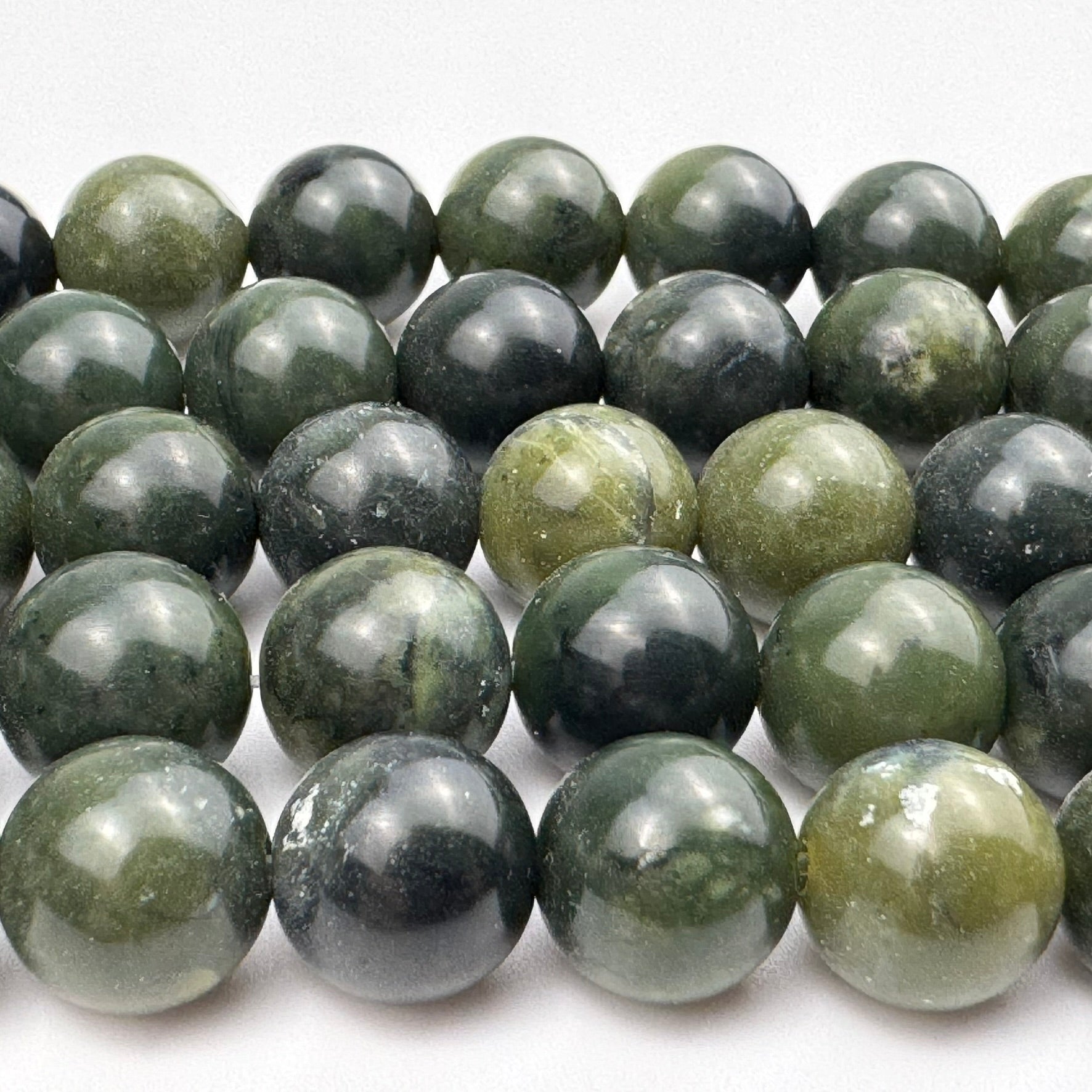 BC Jade Polished Round Beads image 1