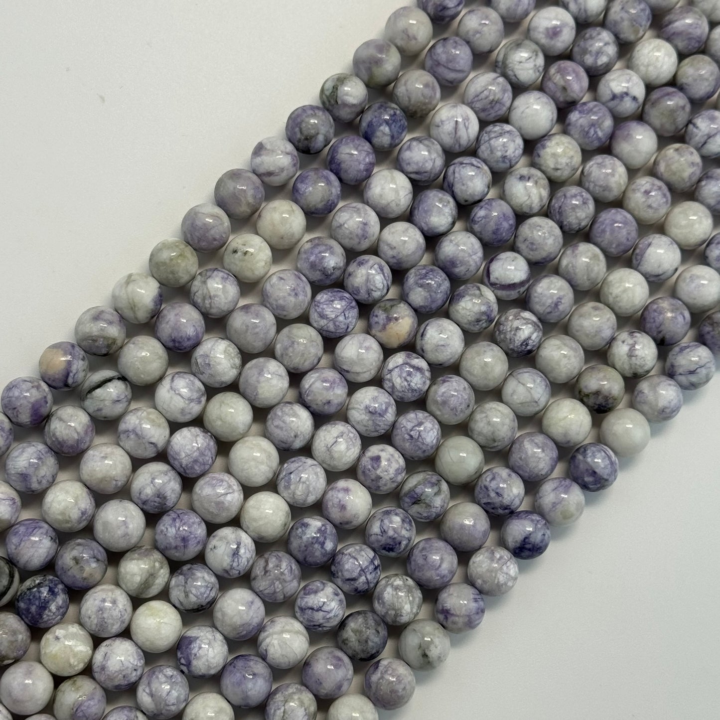 Tiffany Jasper Polished Round Beads image 0