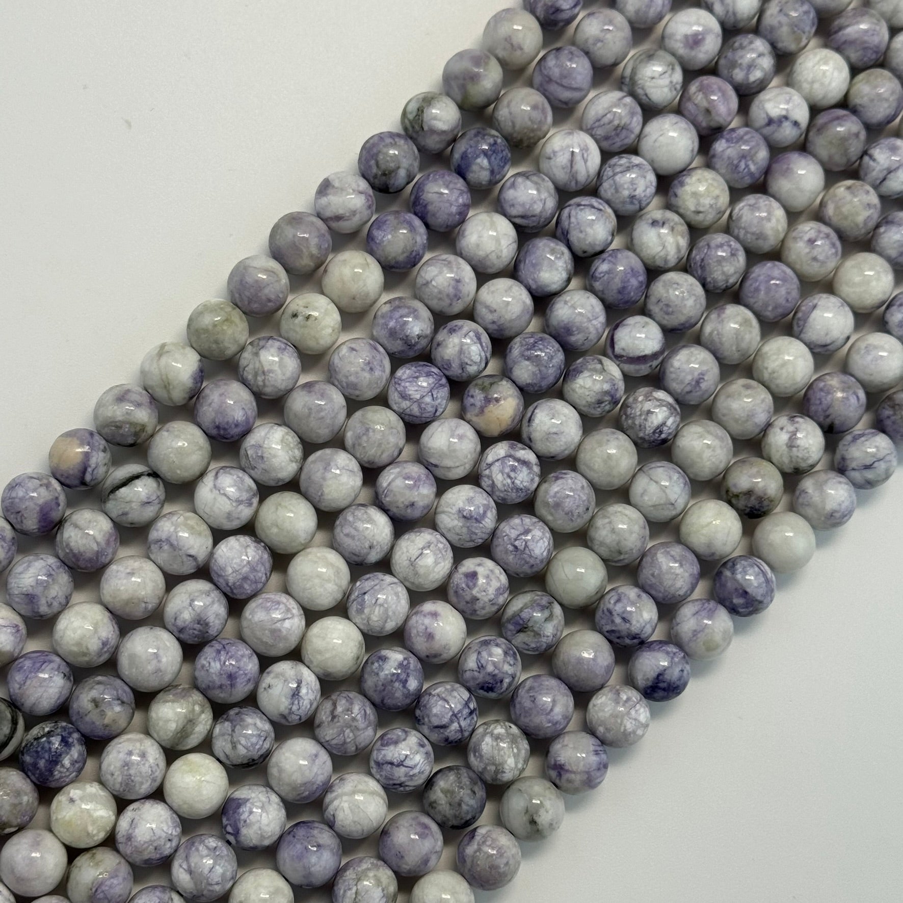 Tiffany Jasper Polished Round Beads image 0