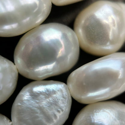 AA White Potato Pearl  8x6mm image 6