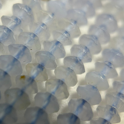 Blue Lace Agate Space Ship Beads image 5