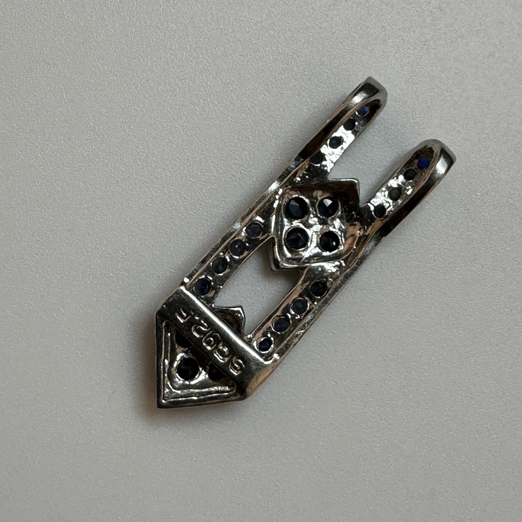 Sapphire Pendant in 925 Sterling Silver image 2