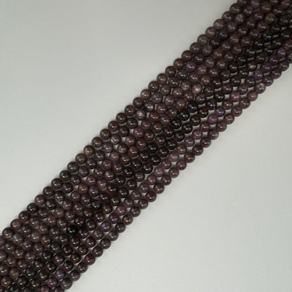 Natural Ruby A Polished Round Beads image 8