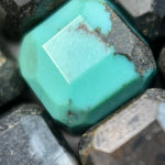 Turquoise Square Beads image 1