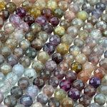 Ruby Sapphire Faceted Round Beads image 6
