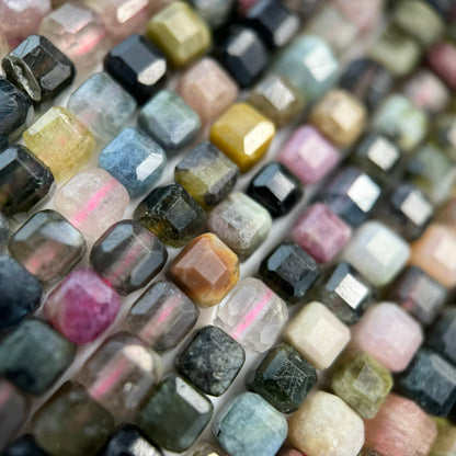 Tourmaline Square Beads image 2