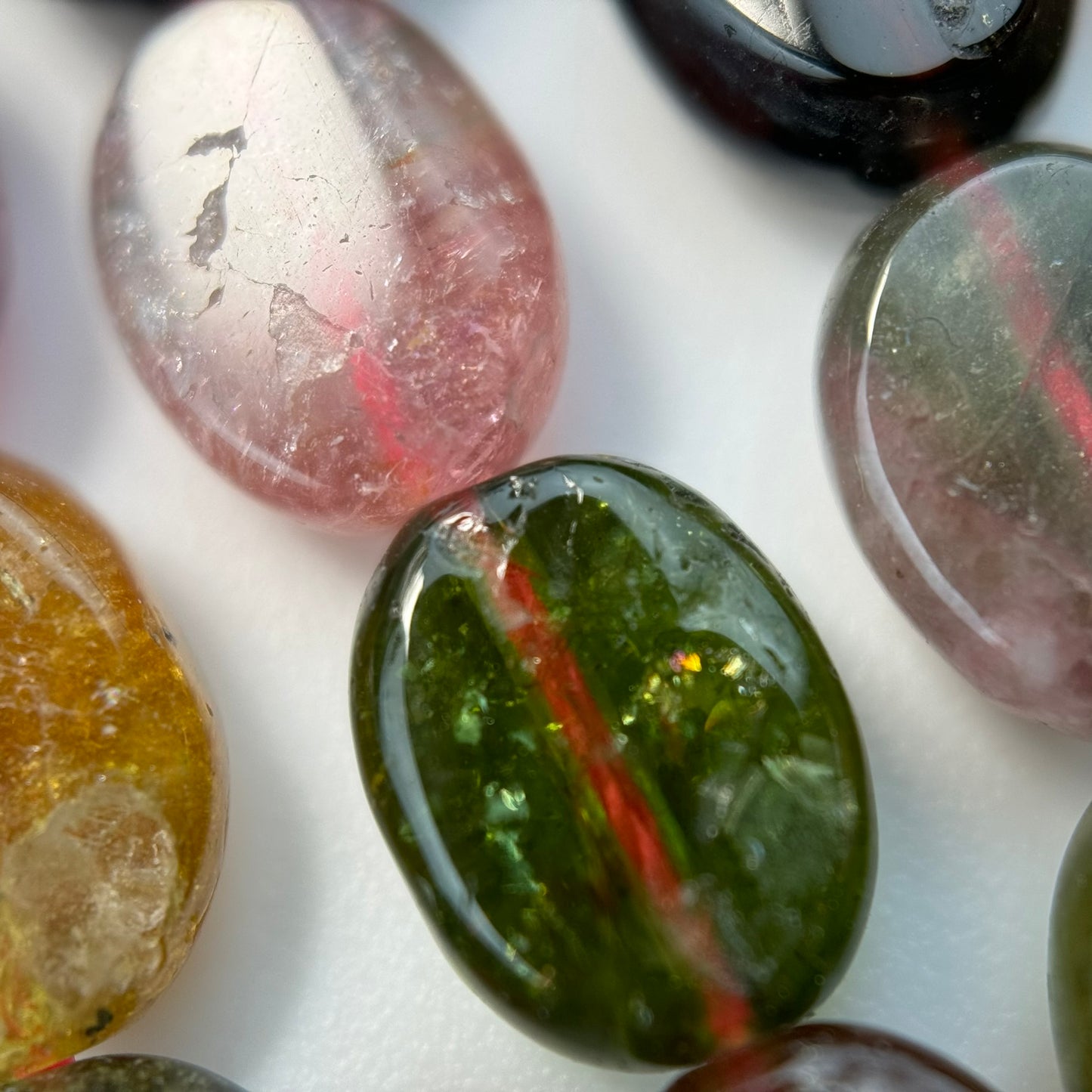 Tourmaline Faceted Oval Beads image 5