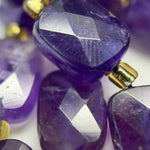 Amethyst Rectangular Faceted Cushion Cut 10xÃ¯Â¿Â½8 mm Beads image 6