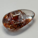 Quartz Cabochon with Amazing Lepidocrocite Inclusion Mirror-Like Inclusion image 4