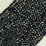 Black Tourmaline Square Beads image 5