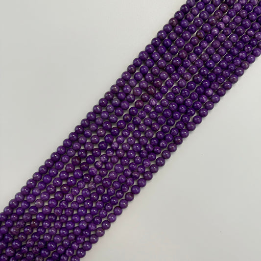 Phosphosiderite Polished  Round Beads