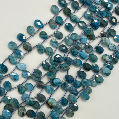 Apatite Faceted Pear Shape Beads image 8