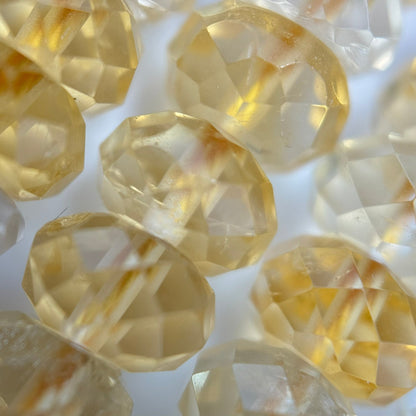 Faceted Citrine Rondelle Beads (8x4mm) image 3