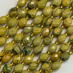 Chrome Chalcedony Faceted Barrel 8 Beads image 4