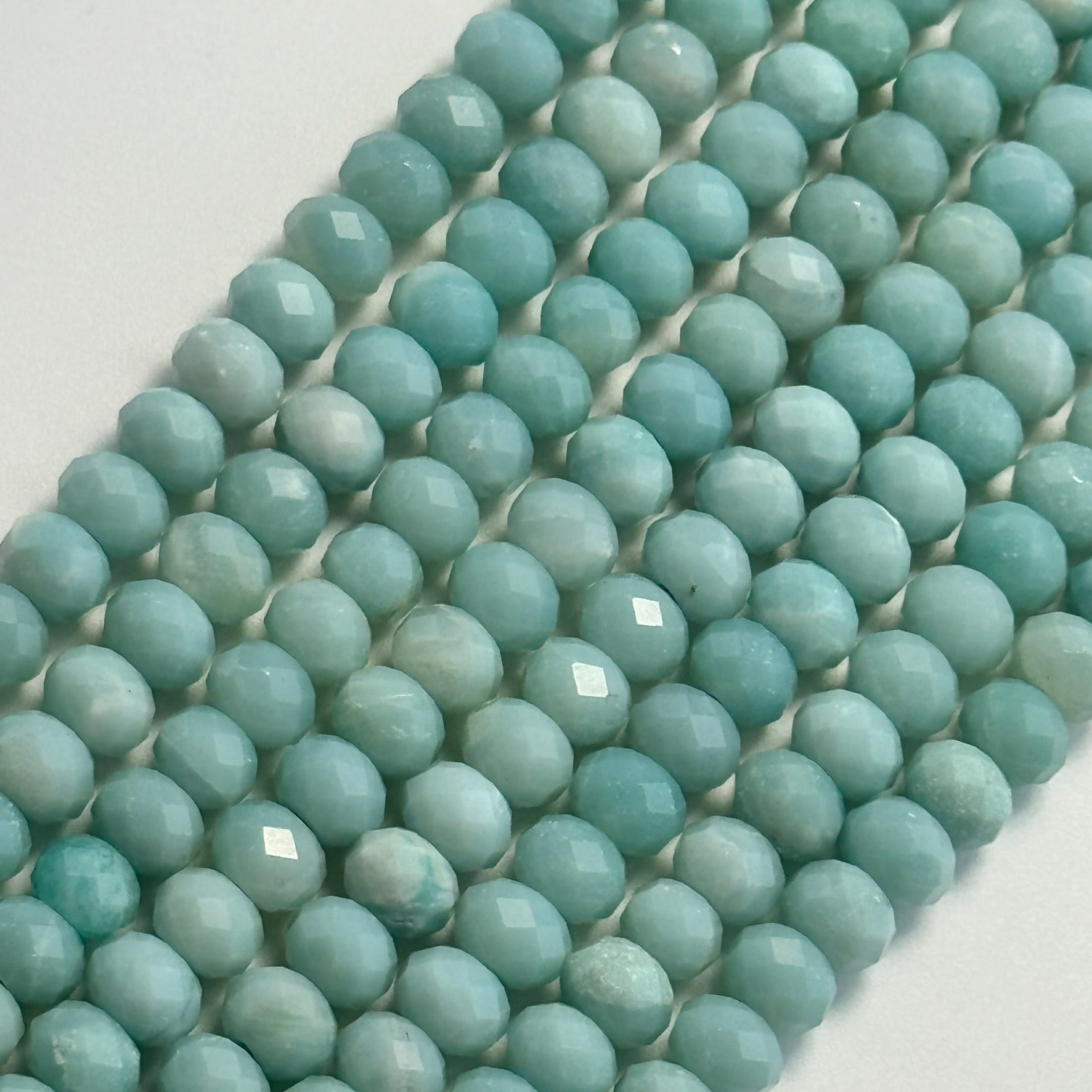 Ocean Jasper Faceted Rondelle Beads image 3