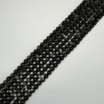 Silver Sheen Obsidian Polished Round Beads image 3