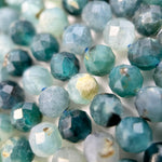 Blue Tourmaline Faceted Round Beads image 5