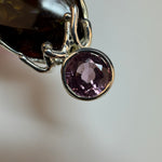 Triple Gemstone Pendant: Watermelon Tourmaline, Mexican Fire Agate & Pink Spinel image 3