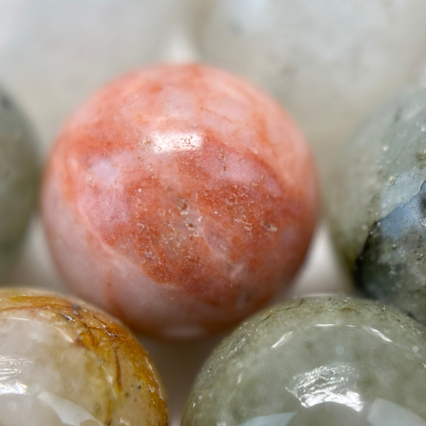 Chlorite Quartz Polished Round Beads image 2