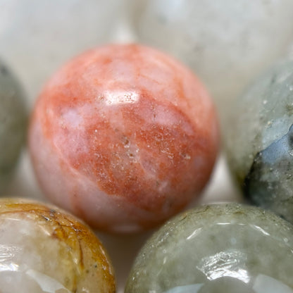 Chlorite Quartz Polished Round Beads image 2