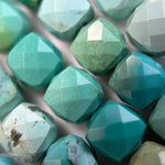 Turquoise Square Beads image 5