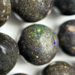 Black Opal Polished Round Beads image 2