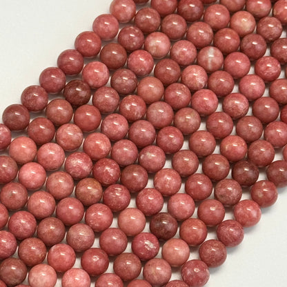 Thulite Polished  Round Beads image 6