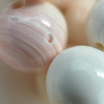 Pink Shell Polished Round Beads image 2