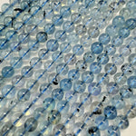 Aquamarine Polished Round Gemstone Beads (6mm) - AAA Quality image 2