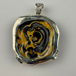 Druzy Chalcedony Quartz Coral Reef Design Pendant 925 Sterling Silver image 5