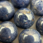 Blue Sapphire AAA Polished Round Beads  (7mm) image 2